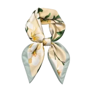 Khăn Choàng Nữ Kya Jewel Floral Elegance SC95 Màu Vàng